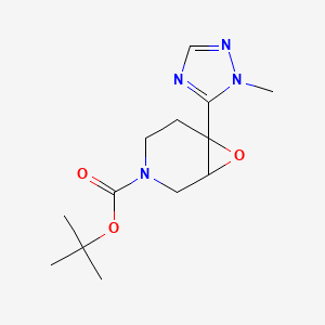 Tert-butyl 6-(2-methyl-1,2,4-triazol-3-yl)-7-oxa-3-azabicyclo[4.1.0]heptane-3-carboxylate
