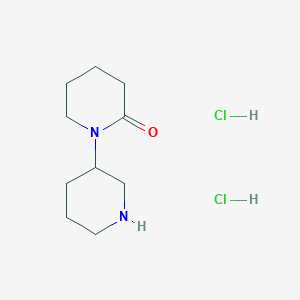 1-(Piperidin-3-yl)piperidin-2-one dihydrochloride