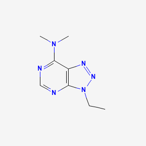 3-ethyl-N,N-dimethyl-3H-[1,2,3]triazolo[4,5-d]pyrimidin-7-amine