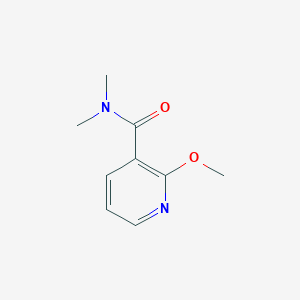 molecular formula C9H12N2O2 B2772408 2-methoxy-N,N-dimethylpyridine-3-carboxamide CAS No. 74925-41-0