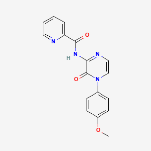 N-(4-(4-methoxyphenyl)-3-oxo-3,4-dihydropyrazin-2-yl)picolinamide