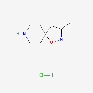 3-Methyl-1-oxa-2,8-diazaspiro[4.5]dec-2-ene;hydrochloride