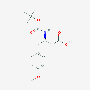 molecular formula C16H23NO5 B2772471 Boc-(R)-3-氨基-4-(4-甲氧基-苯基)-丁酸 CAS No. 1421258-64-1