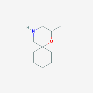 molecular formula C10H19NO B2772493 2-Methyl-1-oxa-4-azaspiro[5.5]undecane CAS No. 1018639-87-6