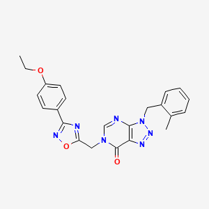 6-((3-(4-ethoxyphenyl)-1,2,4-oxadiazol-5-yl)methyl)-3-(2-methylbenzyl)-3H-[1,2,3]triazolo[4,5-d]pyrimidin-7(6H)-one