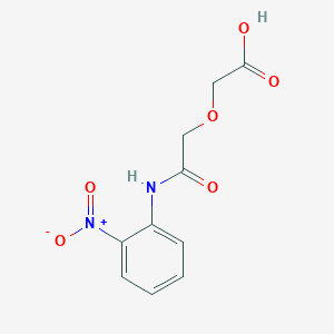 molecular formula C10H10N2O6 B2772553 {2-[(2-Nitrophenyl)amino]-2-oxoethoxy}acetic acid CAS No. 736972-55-7