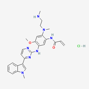 molecular formula C27H32ClN7O2 B2772567 AZ7550 hydrochloride CAS No. 2309762-40-9