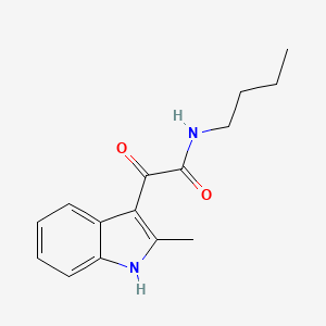 molecular formula C15H18N2O2 B2772568 N-butyl-2-(2-methyl-1H-indol-3-yl)-2-oxoacetamide CAS No. 852368-62-8