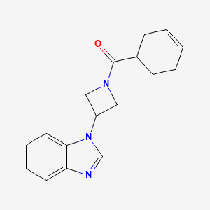 [3-(Benzimidazol-1-yl)azetidin-1-yl]-cyclohex-3-en-1-ylmethanone