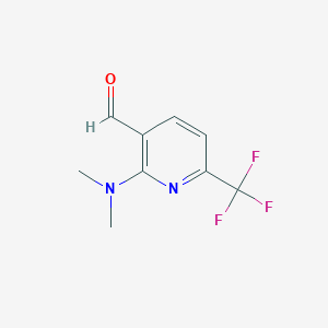 2-(Dimethylamino)-6-(trifluoromethyl)pyridine-3-carbaldehyde