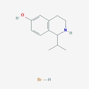 1-Propan-2-yl-1,2,3,4-tetrahydroisoquinolin-6-ol;hydrobromide