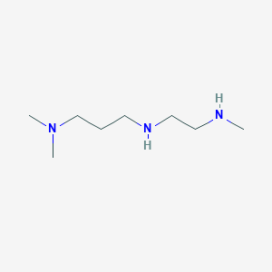 molecular formula C8H21N3 B2772615 (2-{[3-(DIMETHYLAMINO)PROPYL]AMINO}ETHYL)(METHYL)AMINE CAS No. 1211452-85-5