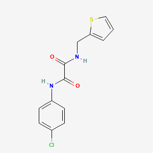 N'-(4-chlorophenyl)-N-(thiophen-2-ylmethyl)oxamide