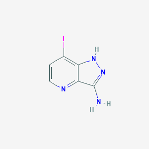 7-iodo-1H-pyrazolo[4,3-b]pyridin-3-amine