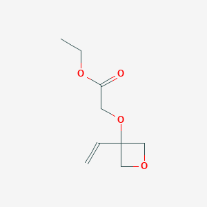 Ethyl 2-(3-ethenyloxetan-3-yl)oxyacetate
