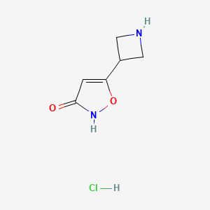 5-(Azetidin-3-yl)-1,2-oxazol-3-one;hydrochloride