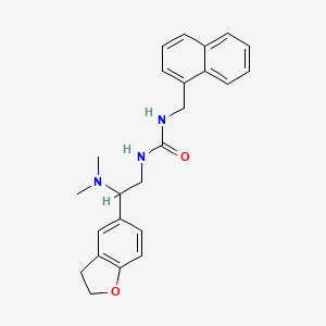 1-(2-(2,3-Dihydrobenzofuran-5-yl)-2-(dimethylamino)ethyl)-3-(naphthalen-1-ylmethyl)urea