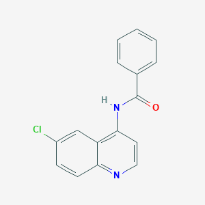 N-(6-chloroquinolin-4-yl)benzamide