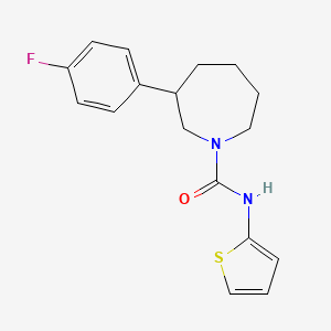 molecular formula C17H19FN2OS B2772725 3-(4-fluorophenyl)-N-(thiophen-2-yl)azepane-1-carboxamide CAS No. 1796970-30-3