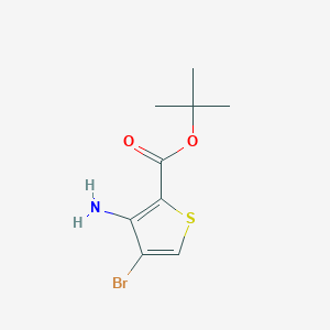B2772753 Tert-butyl 3-amino-4-bromothiophene-2-carboxylate CAS No. 2248268-23-5