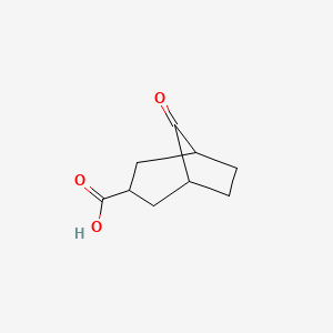 molecular formula C9H12O3 B2772808 8-Oxobicyclo[3.2.1]octane-3-carboxylic acid CAS No. 340164-19-4