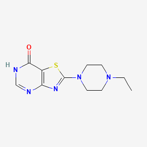 2-(4-ethylpiperazin-1-yl)-6H,7H-[1,3]thiazolo[4,5-d]pyrimidin-7-one