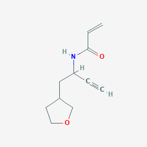 N-[1-(Oxolan-3-yl)but-3-yn-2-yl]prop-2-enamide