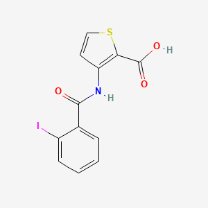 3-(2-Iodobenzamido)thiophene-2-carboxylic acid