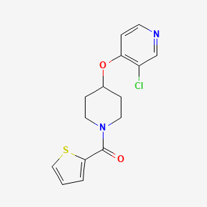 (4-((3-Chloropyridin-4-yl)oxy)piperidin-1-yl)(thiophen-2-yl)methanone