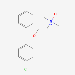 2-[1-(4-chlorophenyl)-1-phenylethoxy]-N,N-dimethylethanamine oxide