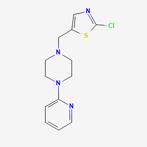 1-[(2-Chloro-1,3-thiazol-5-yl)methyl]-4-(pyridin-2-yl)piperazine