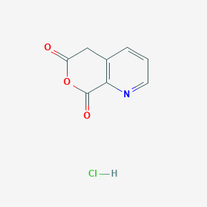 molecular formula C8H6ClNO3 B2773069 5H,6H,8H-pyrano[3,4-b]pyridine-6,8-dione hydrochloride CAS No. 2219380-31-9