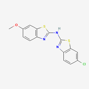 6-chloro-N-(6-methoxybenzo[d]thiazol-2-yl)benzo[d]thiazol-2-amine