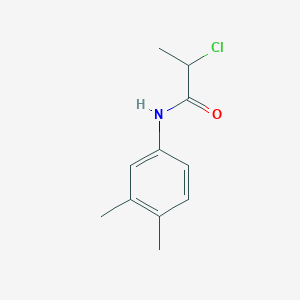 molecular formula C11H14ClNO B2773088 2-chloro-N-(3,4-dimethylphenyl)propanamide CAS No. 108871-73-4