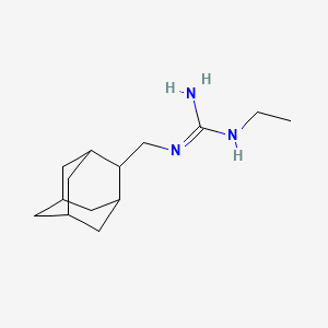 molecular formula C14H25N3 B2773099 1-(2-Adamantylmethyl)-3-ethyl-guanidine CAS No. 2229264-38-2