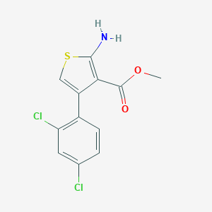 B277317 Methyl 2-amino-4-(2,4-dichlorophenyl)thiophene-3-carboxylate CAS No. 351156-91-7