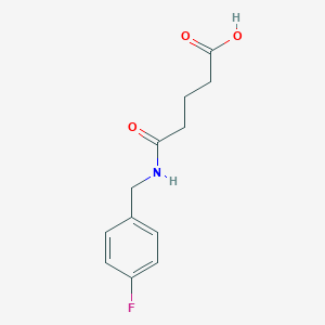 5-[(4-Fluorobenzyl)amino]-5-oxopentanoic acid