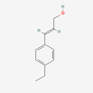 molecular formula C11H14O B2773223 (E)-3-(4-ethylphenyl)prop-2-en-1-ol CAS No. 1011301-86-2
