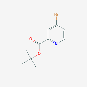 molecular formula C10H12BrNO2 B2773224 tert-Butyl 4-bromopyridine-2-carboxylate CAS No. 1289210-83-8