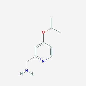 [4-(Propan-2-yloxy)pyridin-2-yl]methanamine