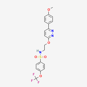 N-(2-((6-(4-methoxyphenyl)pyridazin-3-yl)oxy)ethyl)-4-(trifluoromethoxy)benzenesulfonamide