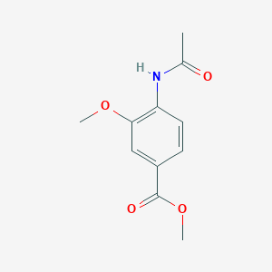 molecular formula C15H16N4O3 B2773303 Methyl 4-acetamido-3-methoxybenzoate CAS No. 1269834-09-4