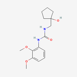 molecular formula C15H22N2O4 B2773323 1-(2,3-Dimethoxyphenyl)-3-((1-hydroxycyclopentyl)methyl)urea CAS No. 1219912-83-0