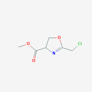 Methyl 2-(chloromethyl)-4,5-dihydro-1,3-oxazole-4-carboxylate