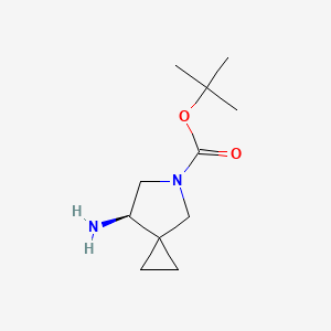 tert-butyl (7R)-7-amino-5-azaspiro[2.4]heptane-5-carboxylate