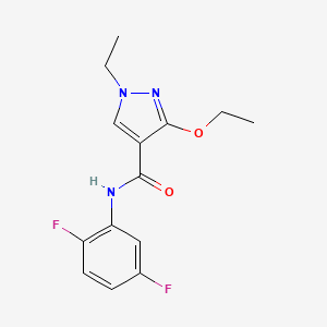 N-(2,5-difluorophenyl)-3-ethoxy-1-ethyl-1H-pyrazole-4-carboxamide