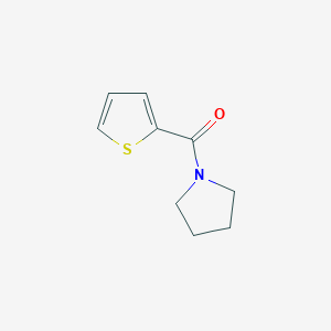 molecular formula C9H11NOS B2773411 1-(噻吩-2-甲酰)吡咯烷 CAS No. 69340-21-2