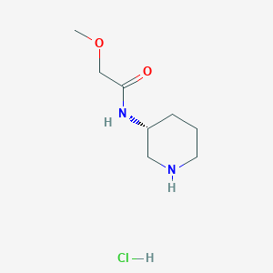 molecular formula C8H17ClN2O2 B2773427 (R)-2-Methoxy-N-(piperidin-3-yl)acetamide hydrochloride CAS No. 1286209-05-9