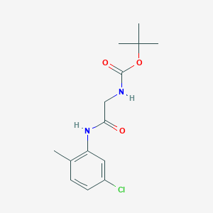 tert-butyl N-[2-(5-chloro-2-methylanilino)-2-oxoethyl]carbamate