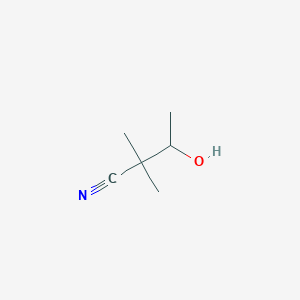 3-Hydroxy-2,2-dimethylbutanenitrile